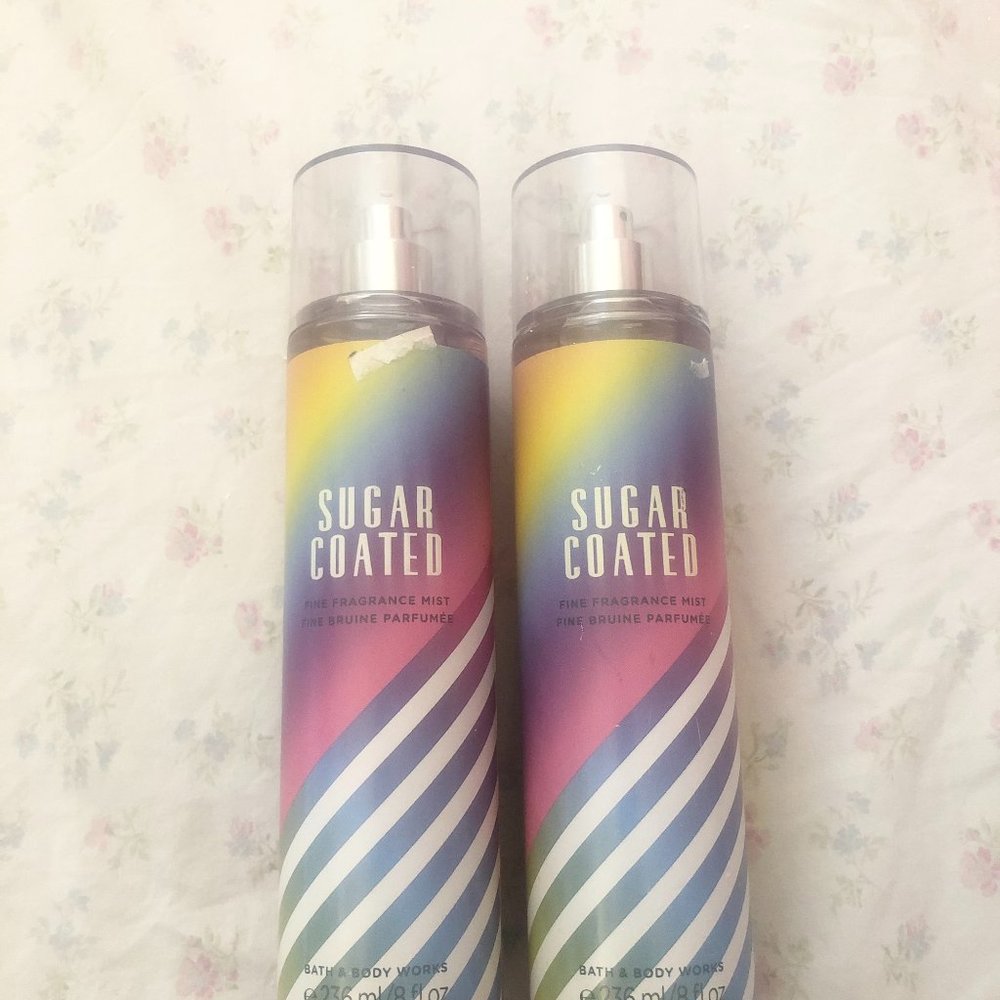 Bath and Body Works Sugar Coated Body Sprays 80% full
